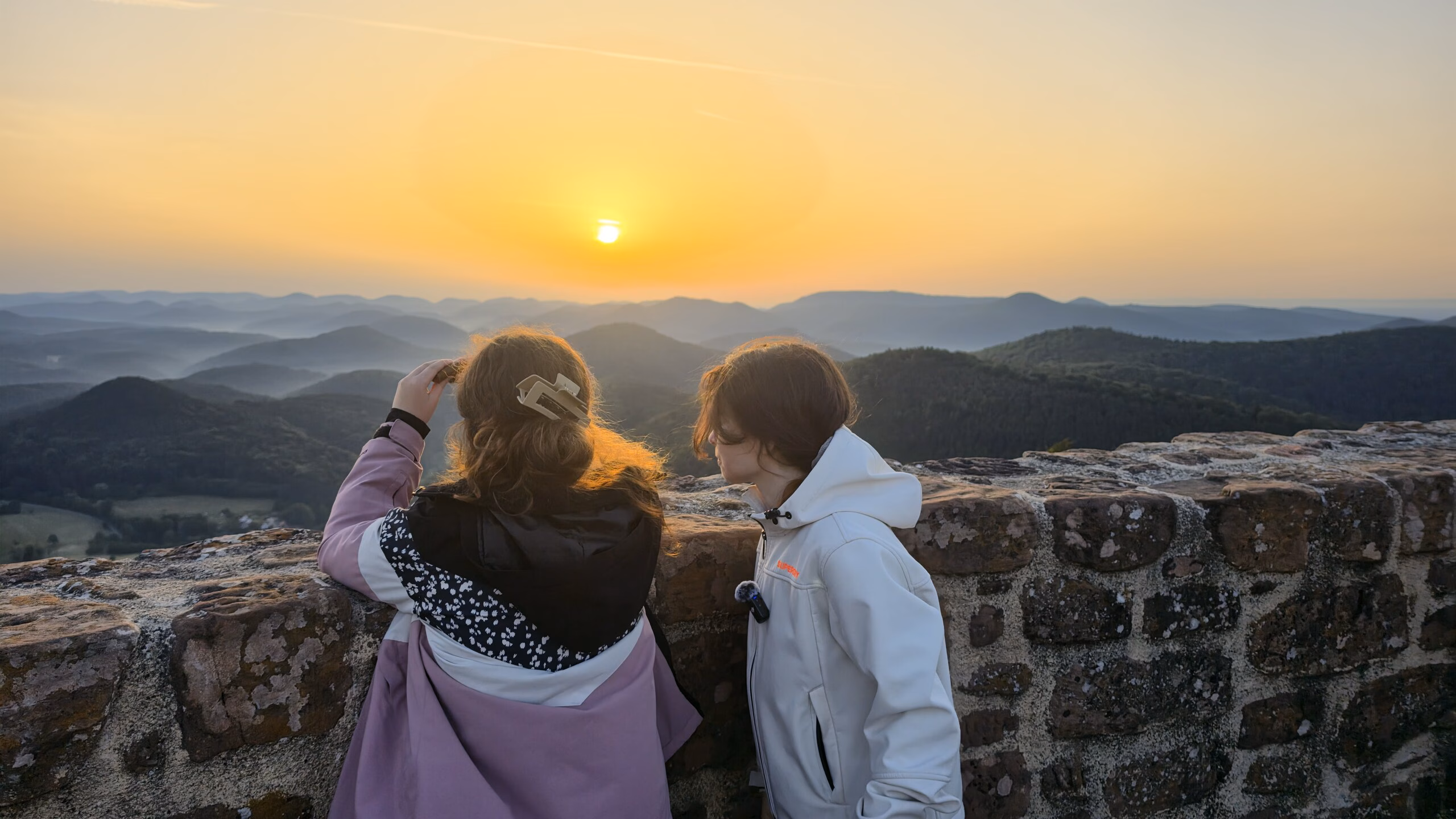 Wegelnburg at Sunrise: Highest Castle in the Pfalz (572m)